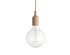 Candeeiro de Suspensão E27 com Canopy Beige Rose